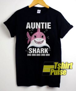 Auntie Shark t-shirt for men and women tshirt