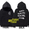 Anti Social Social Club hooded sweatshirt clothing unisex hoodie