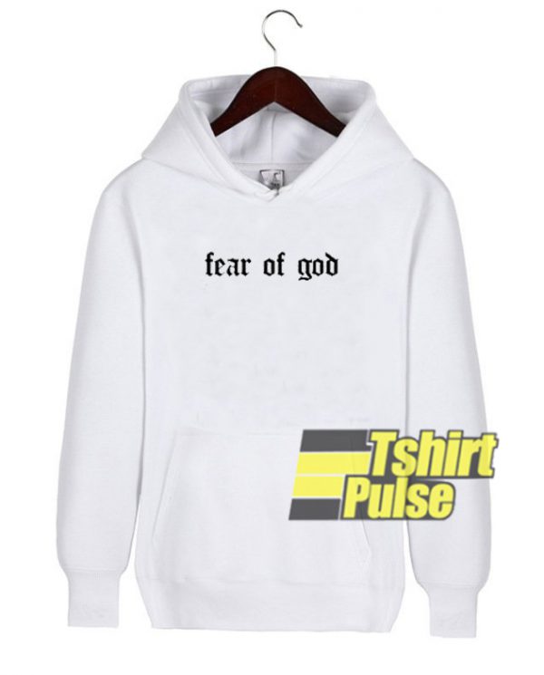 Fear Of God hooded sweatshirt clothing unisex hoodie