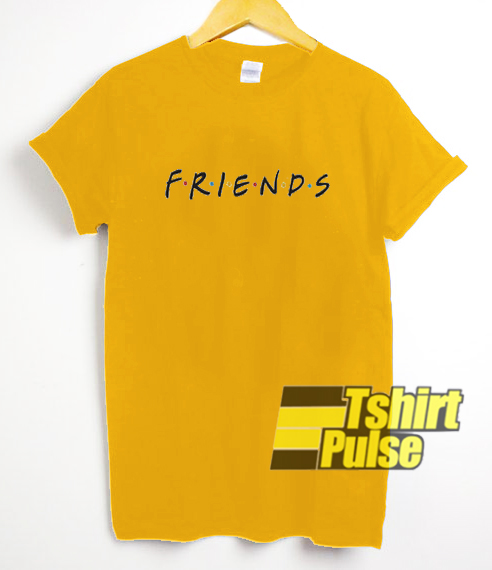 Friends Text t-shirt for men and women tshirt