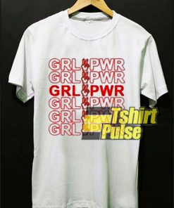 Grl Pwr Girl Power Peace t-shirt for men and women tshirt