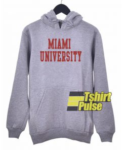 Miami University hooded sweatshirt clothing unisex hoodie