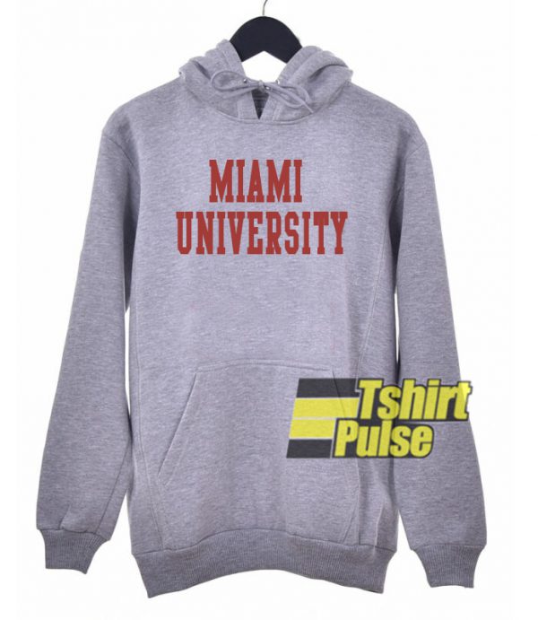 Miami University hooded sweatshirt clothing unisex hoodie
