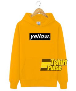 Yellow hooded sweatshirt clothing unisex hoodie