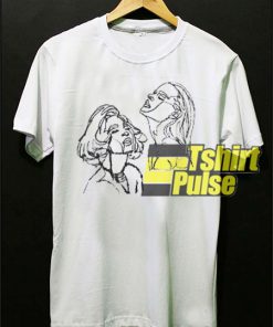Line Art Women Face t-shirt for men and women tshirt