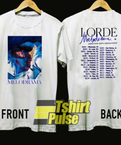Lorde Melodrama Concert World t-shirt for men and women tshirt