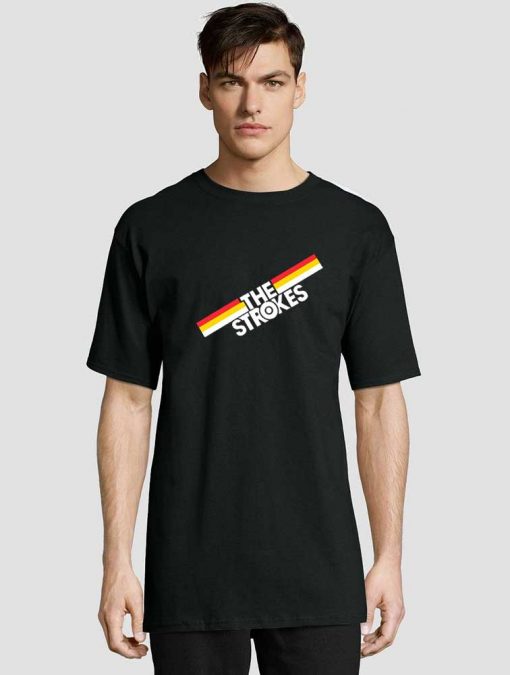 The Strokes Striped t-shirt for men and women tshirt