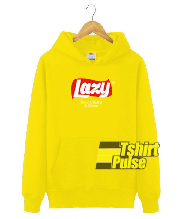 Lazy Sour Cream And Union hooded sweatshirt clothing unisex