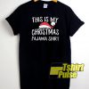 Christmas Pajama t-shirt for men and women tshirt