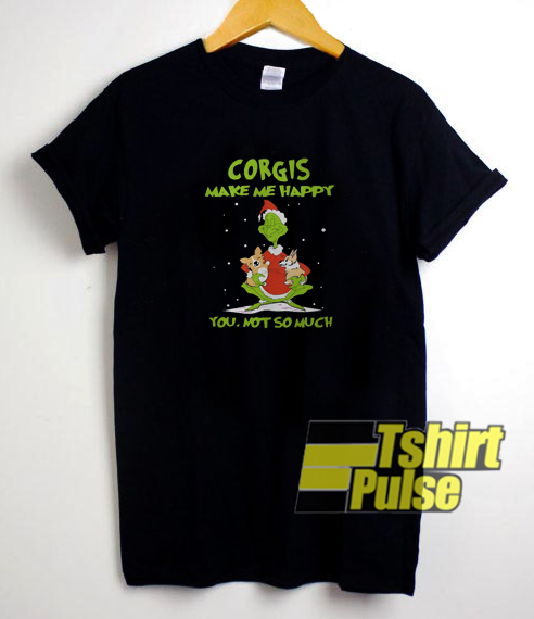 Grinch Corgis t-shirt for men and women tshirt