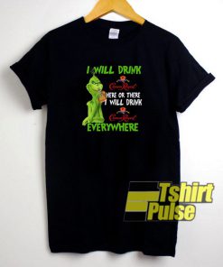 Grinch I will drink t-shirt for men and women tshirt