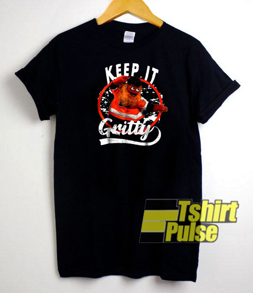 Hockey keep it gritty t-shirt for men and women tshirt