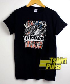 Live Fast Rebel Est 1988 t-shirt for men and women tshirt