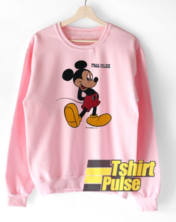Mickey Mouse Ithaca College sweatshirt