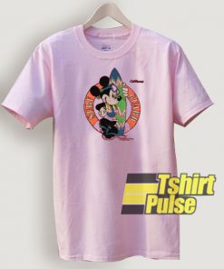 Mickey Mouse Surf Guard California t-shirt for men and women tshirt