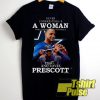 Never underestimate woman who understands football loves Prescott t-shirt for men and women tshirt