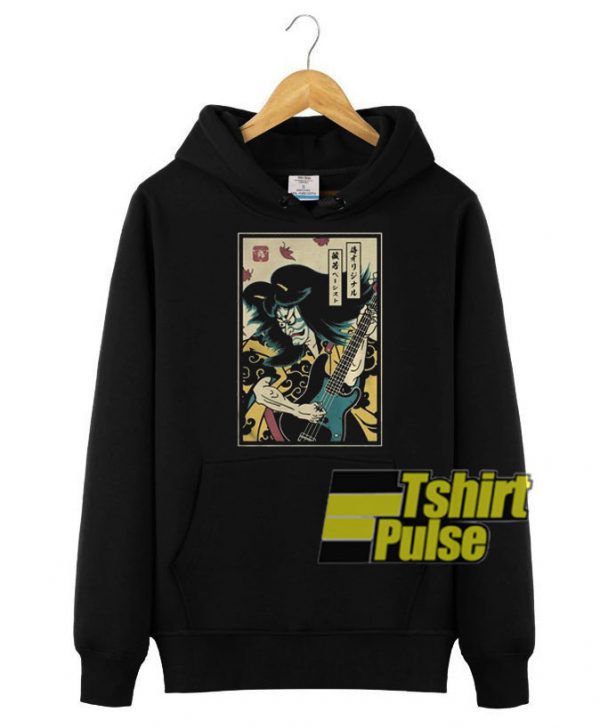 Official Samurai guitar hooded sweatshirt clothing unisex hoodie