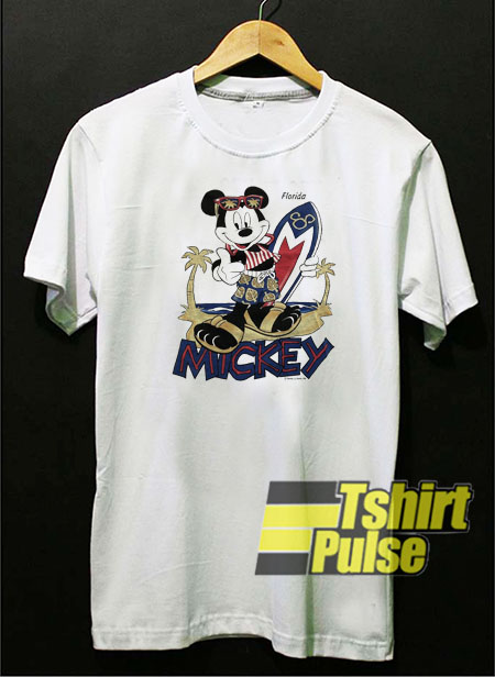 Surfing Mickey Mouse t-shirt for men and women tshirt