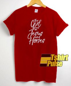 This Girl Runs On Jesus t-shirt for men and women tshirt