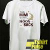 This mimi is loved to the moon and black t-shirt for men and women tshirt