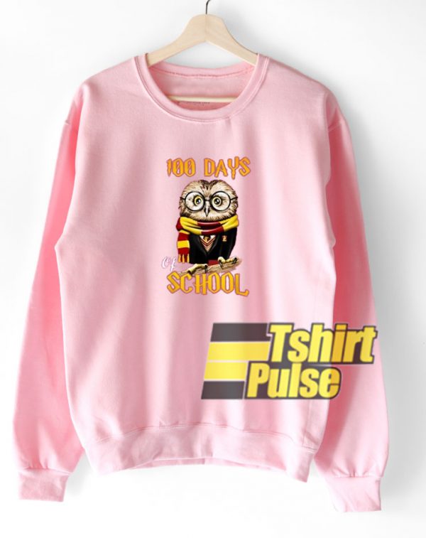 100 Days Owl Of School sweatshirt