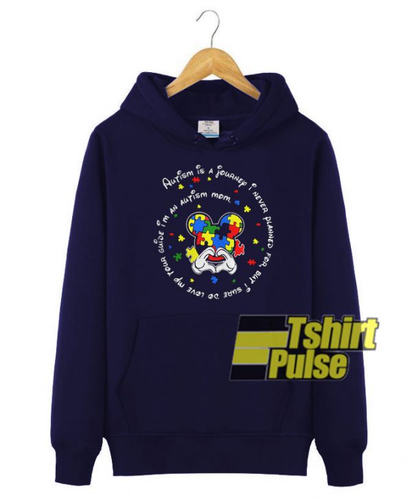 Autism is a journey hooded sweatshirt clothing unisex hoodie