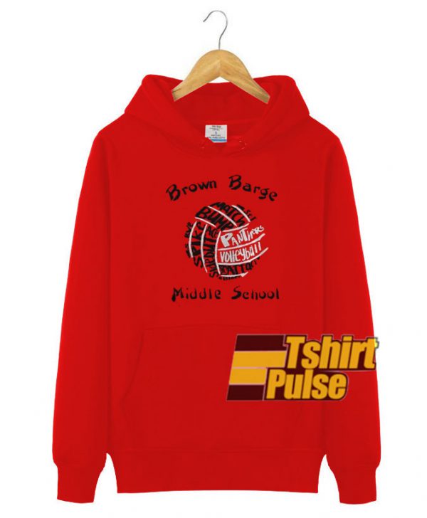 Brown Barge Middle School hooded sweatshirt clothing unisex hoodie