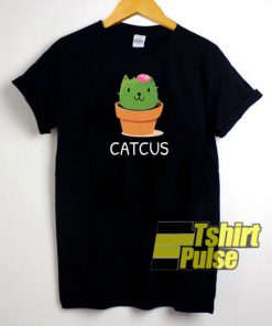 Cactus Cat t-shirt for men and women tshirt