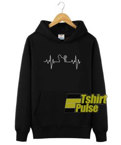 Cat Heartbeat hooded sweatshirt clothing unisex hoodie