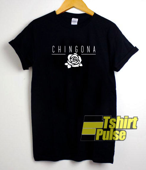 Chingona Flower t-shirt for men and women tshirt