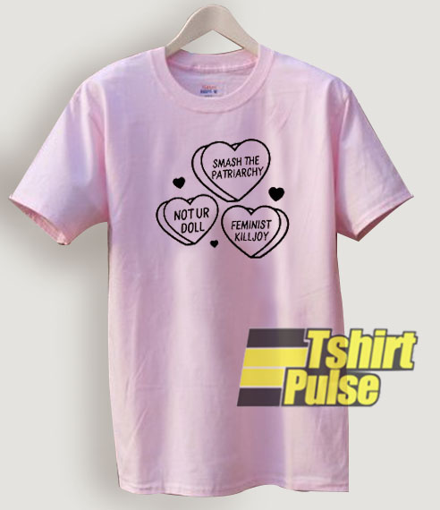 Conversation Hearts t-shirt for men and women tshirt