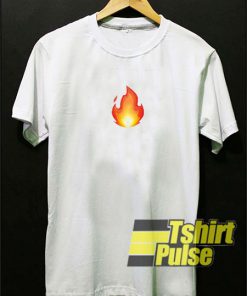 Fire Emoji t-shirt for men and women tshirt