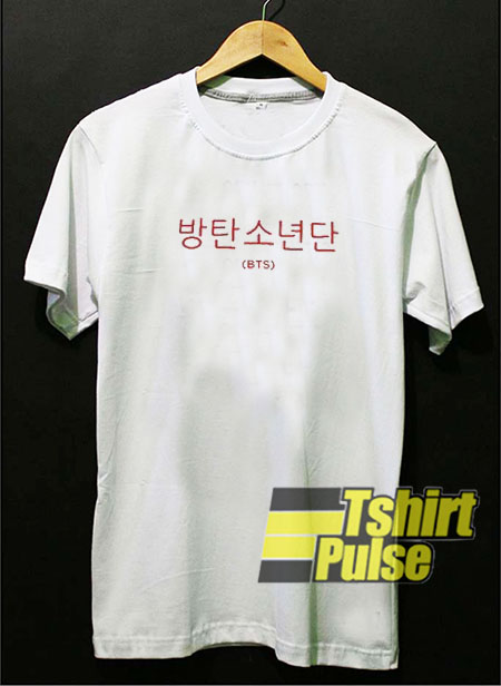 Korean BTS t-shirt for men and women tshirt