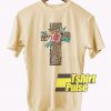 Leopard Print Cross Faith t-shirt for men and women tshirt