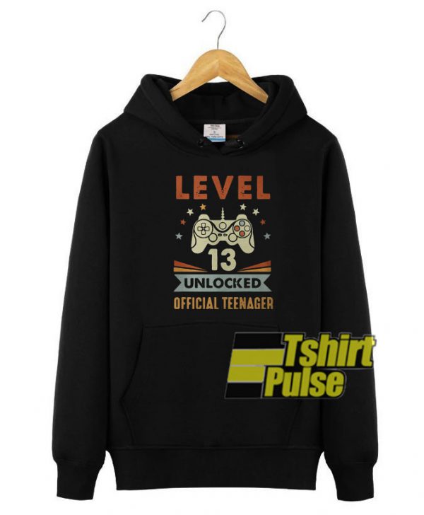 Level 13 unlocked hooded sweatshirt clothing unisex hoodie