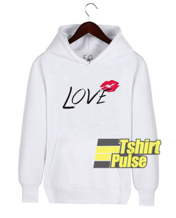 Love Kiss hooded sweatshirt clothing unisex hoodie