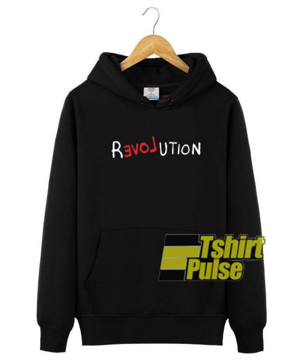 Love Revolution hooded sweatshirt clothing unisex hoodie