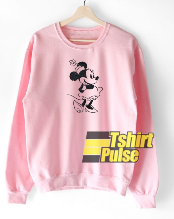 Minnie Mouse and Flower sweatshirt