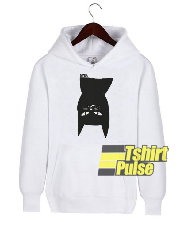 Ninja Cat Has Landed hooded sweatshirt clothing unisex hoodie