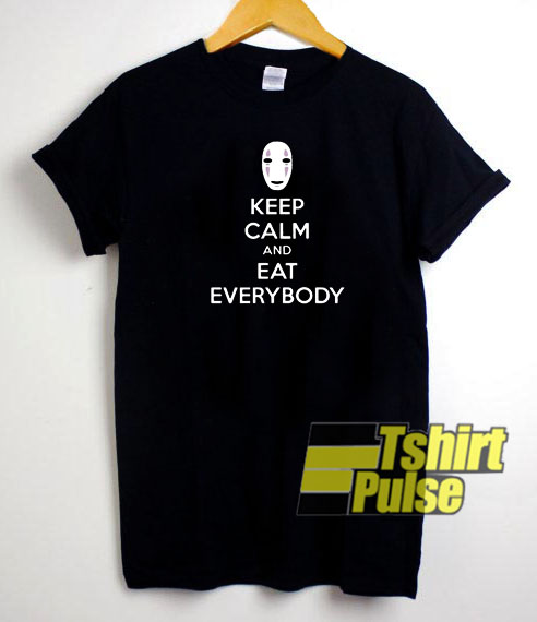 No face keep calm t-shirt for men and women tshirt