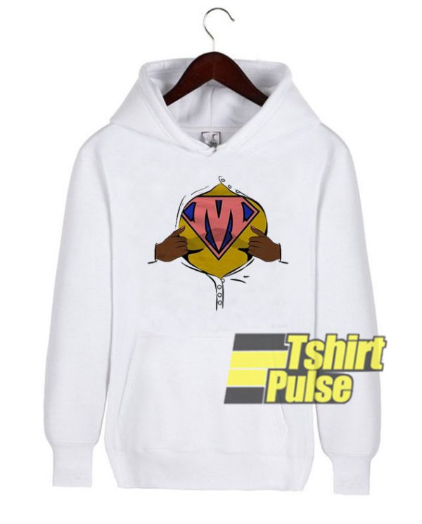 SUPER MOM hooded sweatshirt clothing unisex hoodie
