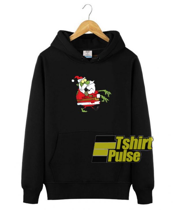 Santa Claus Zombie hooded sweatshirt clothing unisex hoodie