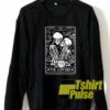 Skeleton Skull Lovers Tarot sweatshirt