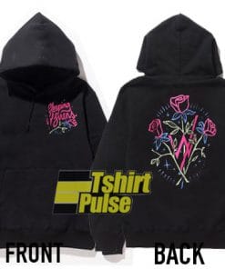 Sleeping With Sirens hoodie pink roses