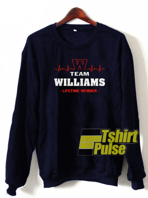 Team Williams Lifetime Member sweatshirt