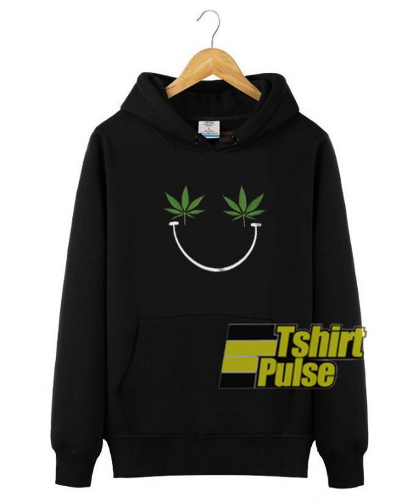 Weed Smile hooded sweatshirt clothing unisex hoodie