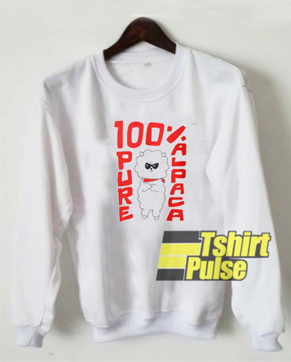 100% Pure Alpaca sweatshirt