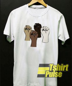 Black lives matter hands t-shirt for men and women tshirt