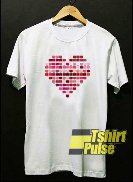 Heart Color t-shirt for men and women tshirt