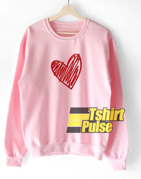 Heart Valentine sweatshirt
